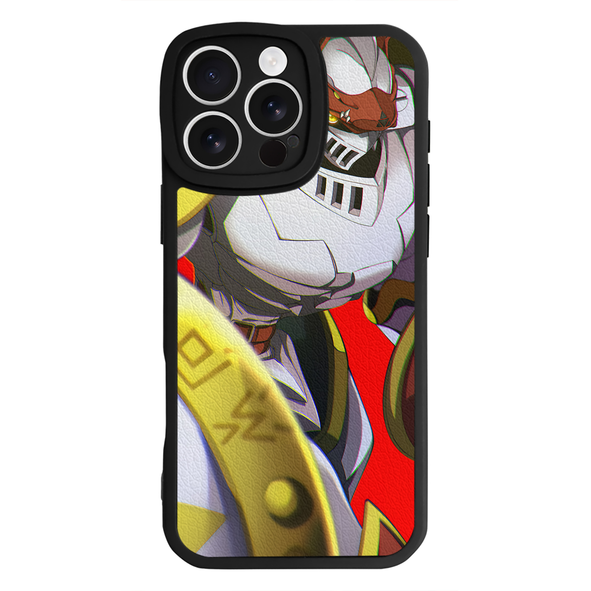 （画像用） Digimon デジタルモンスター/デジモン 【iPhone 16シリーズ対応】シリコンスマホケース（レザー調） 材質：シリコン